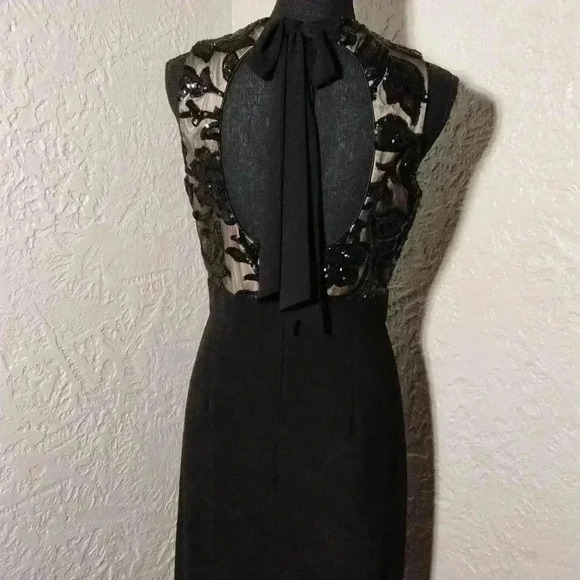 Vince camuto sequin crepe column Gown. - Picture 9 of 16